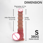 Simulated animal xenodos dildos